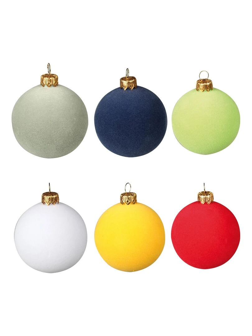 Set de 4 boules de noel Petit Prince Multicolore