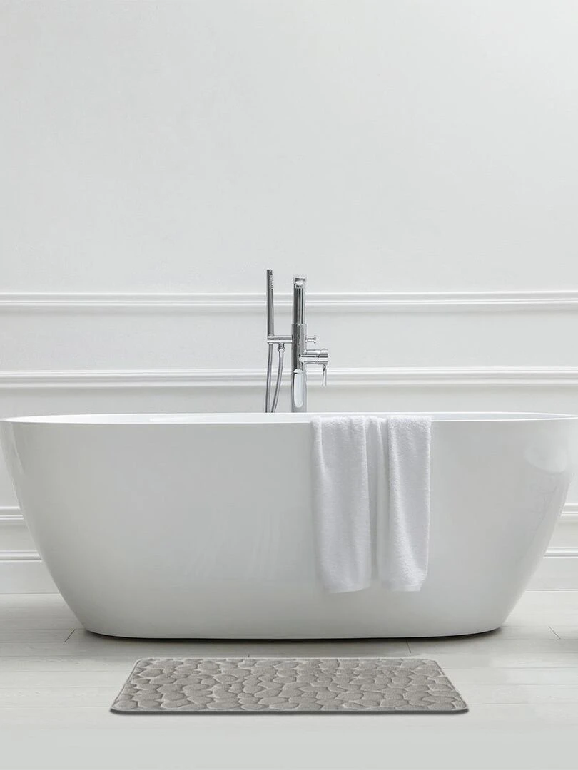 Guy Levasseur Tapis de bain mousse à mémoire de forme Gris