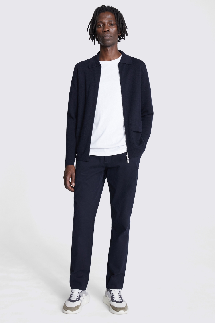 White Merino Mock-Neck Jumper   Buy Online at Moss