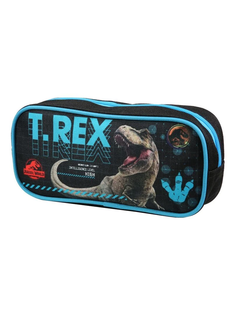 BAGTROTTER Trousse scolaire rectangulaire Jurassic World Noir T Rex Noir