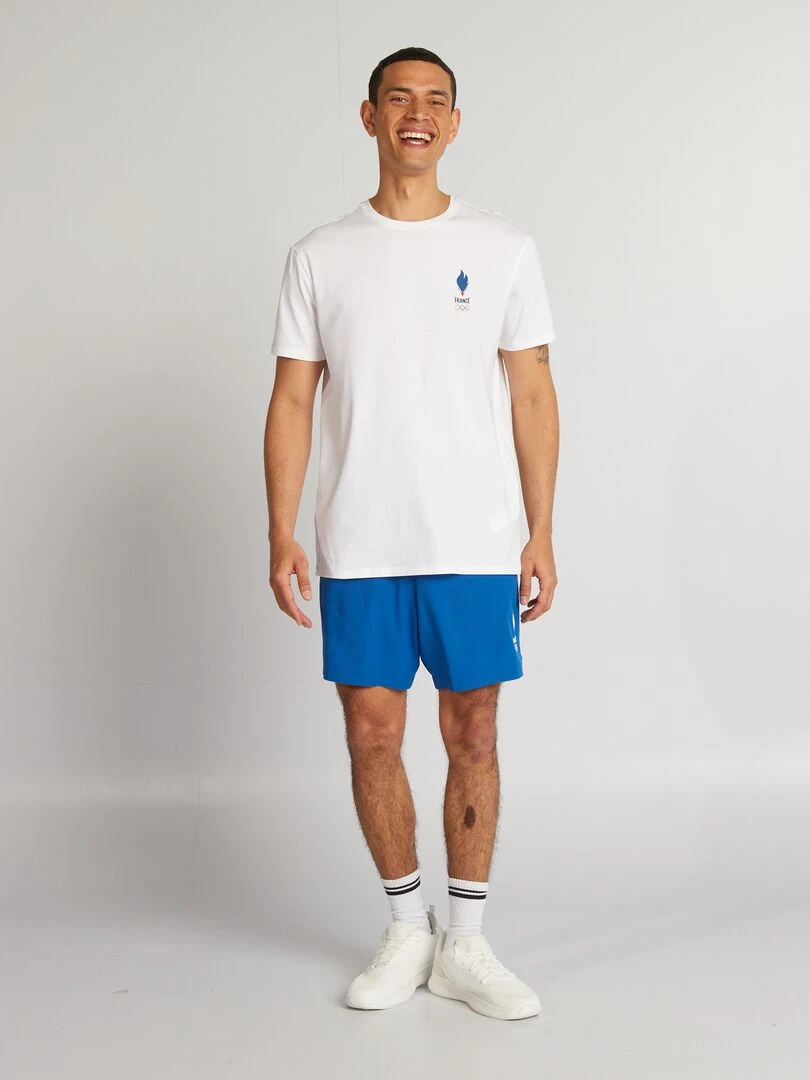 T shirt en jersey   Equipe de France Olympique   Blanc