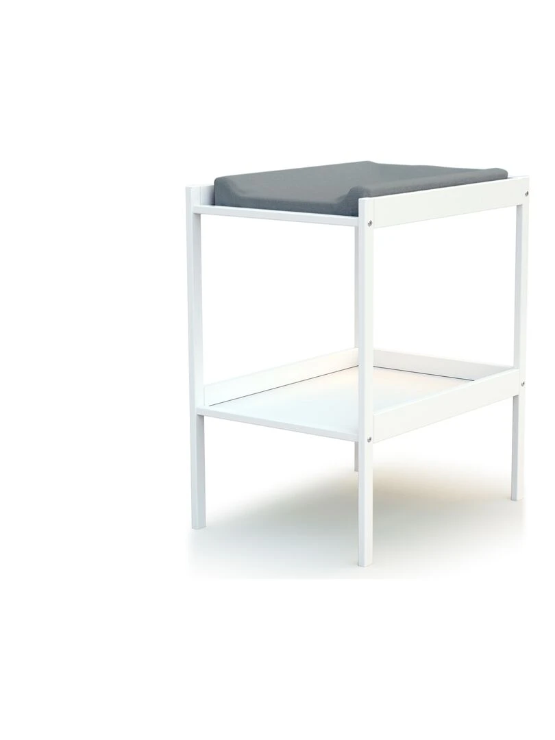WEBABY Table à Langer 1 étagère Blanc