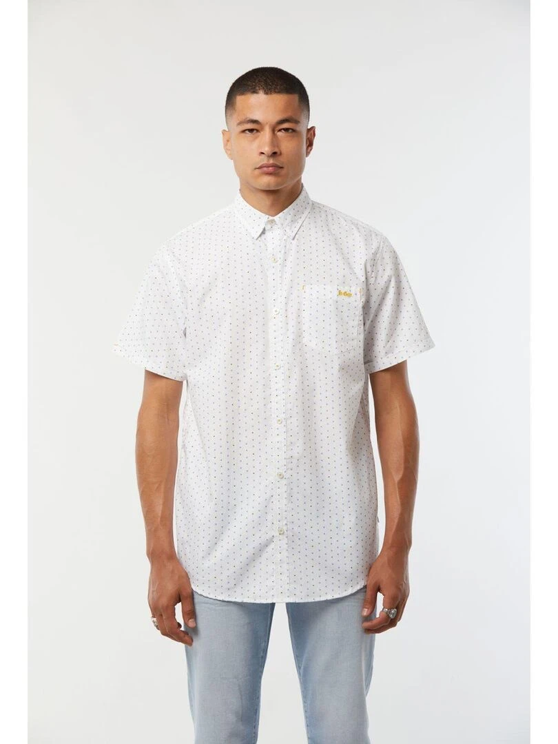 Lee Cooper Chemise manches courtes coton comfort DANET Blanc