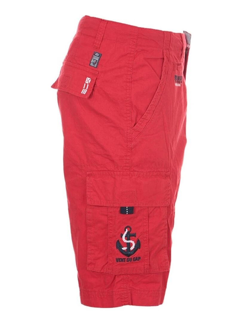 Bermuda garçon ECEBAY   VENT DU CAP   Rouge