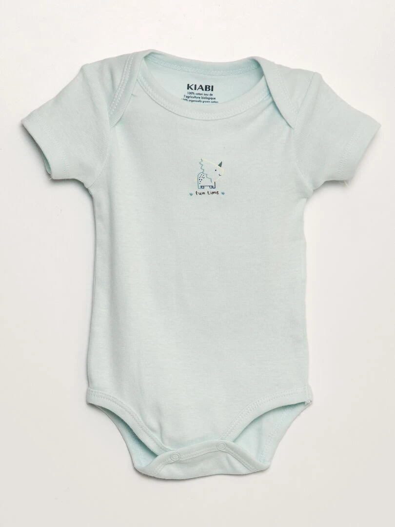 Lot de 3 bodies   Bleu