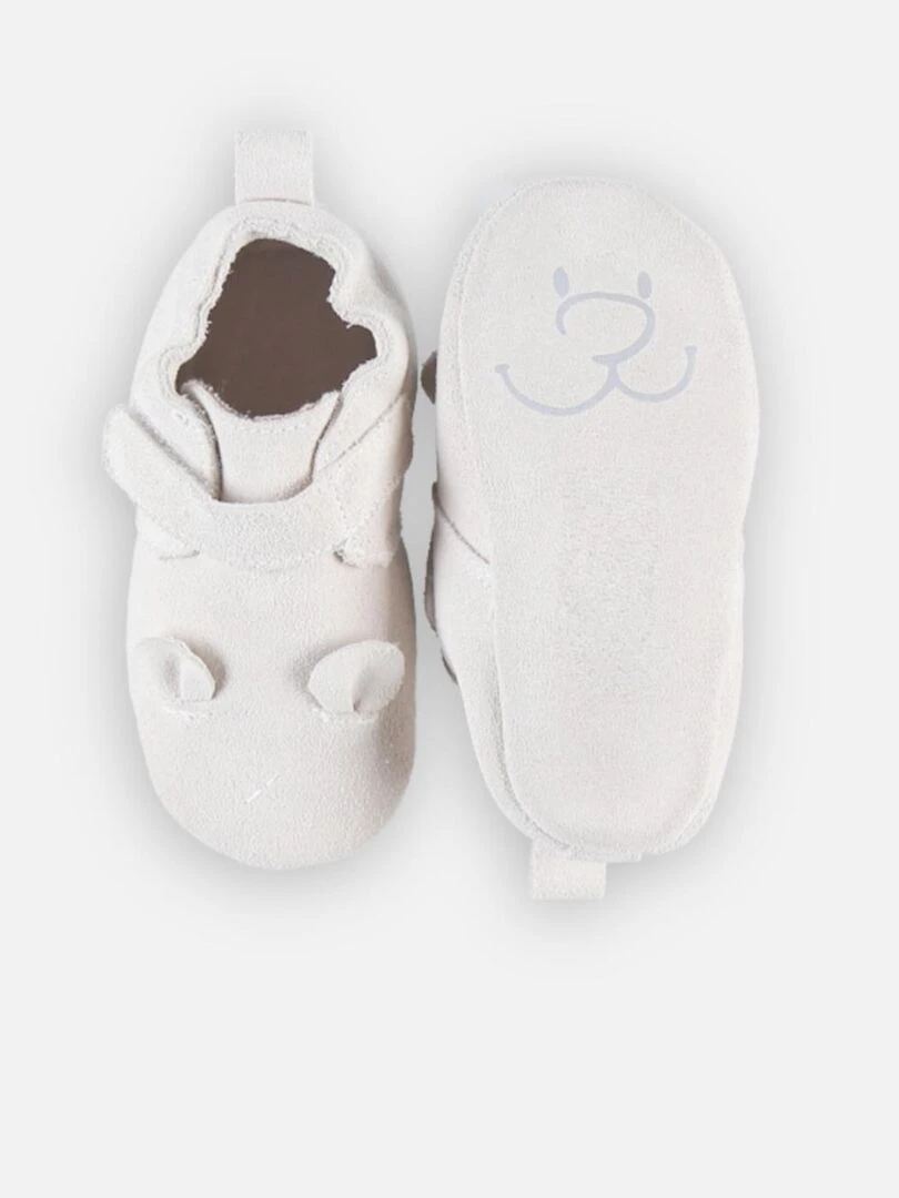 Chaussons en cuir Noukie's Beige
