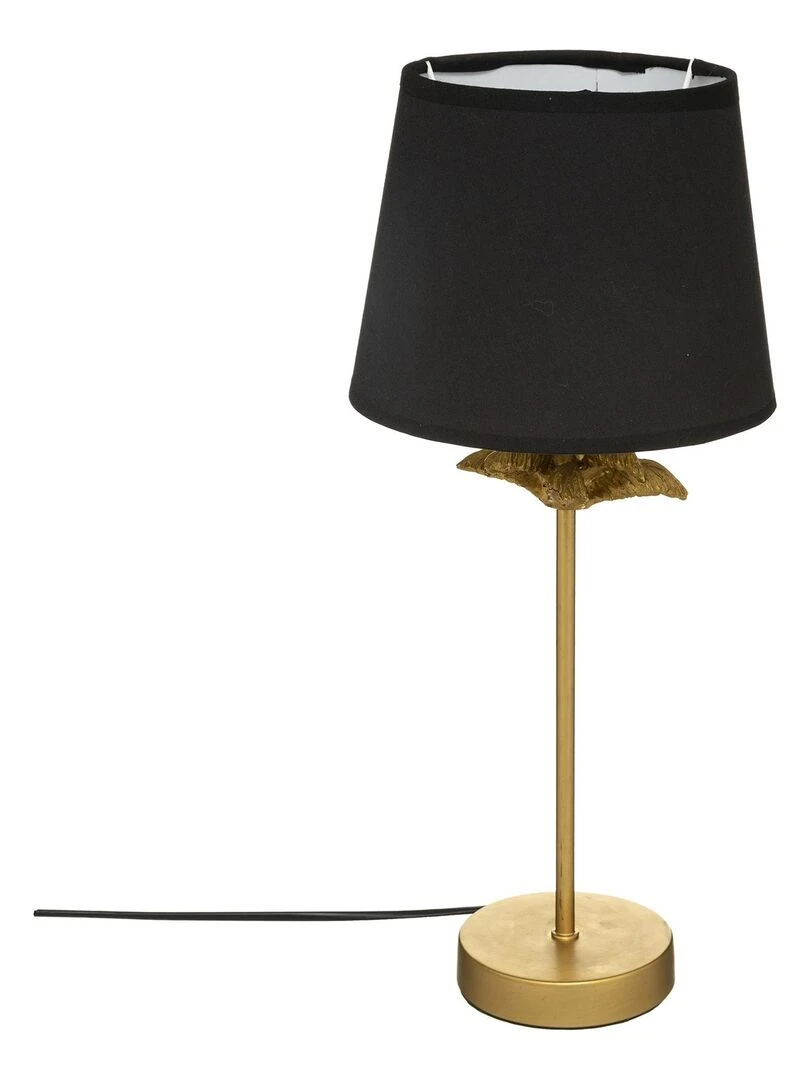 Lampe droite palmier Jaune