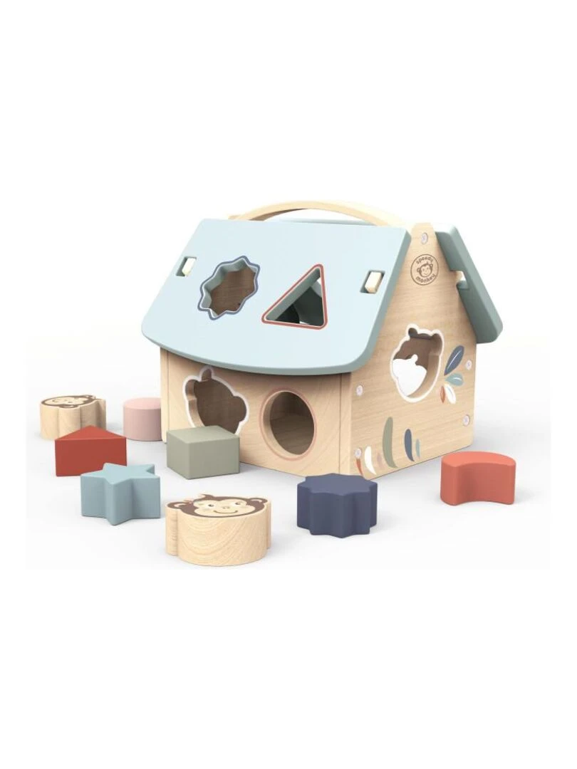 Maison des formes 8 blocs Speedy Monkey N/A