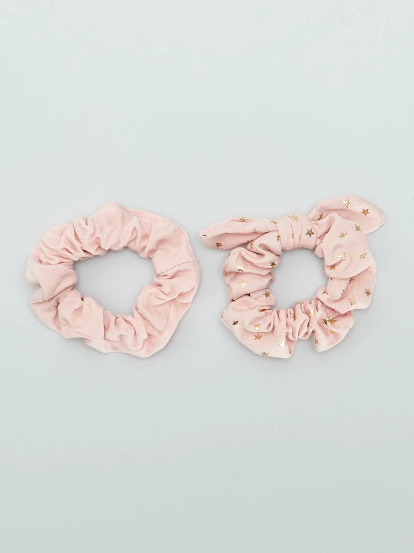 Lot de 2 chouchous Rose