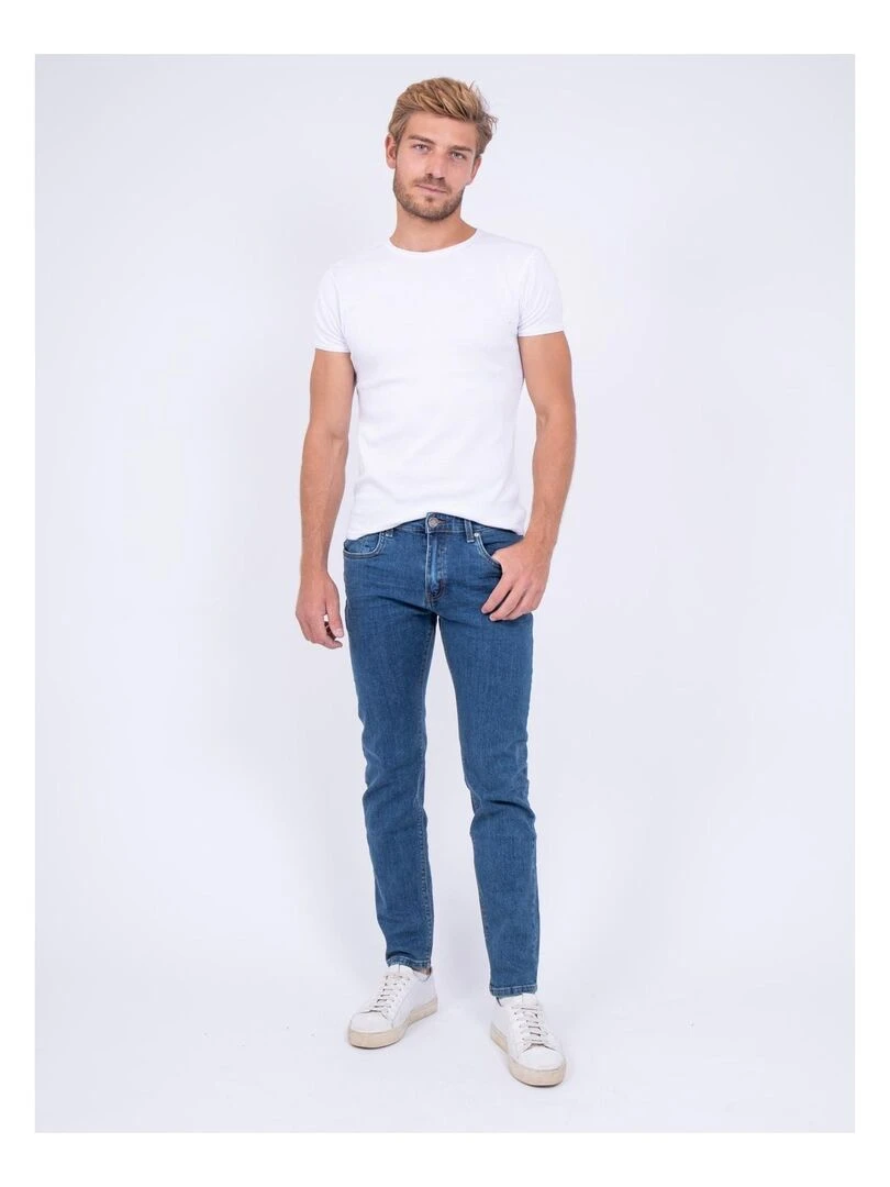 Jean coupe ajustée SKARBEK   Bleu