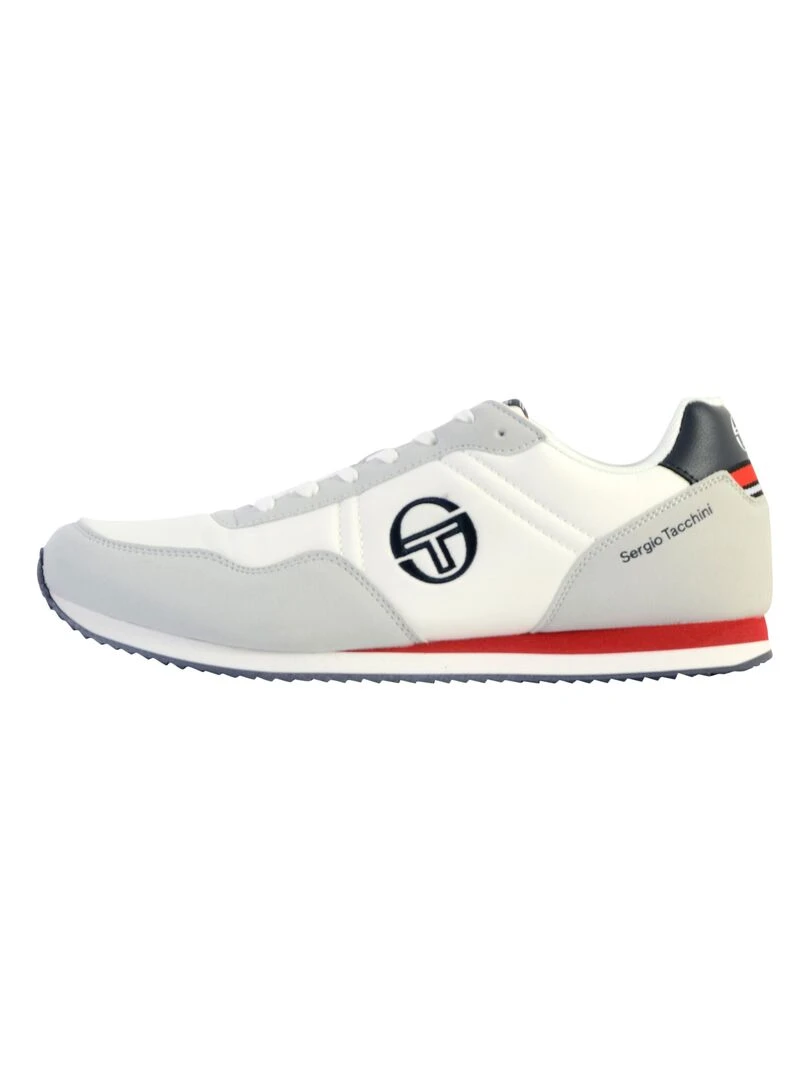 Basket Basse à Lacets Sergio Tacchini Nantes Blanc