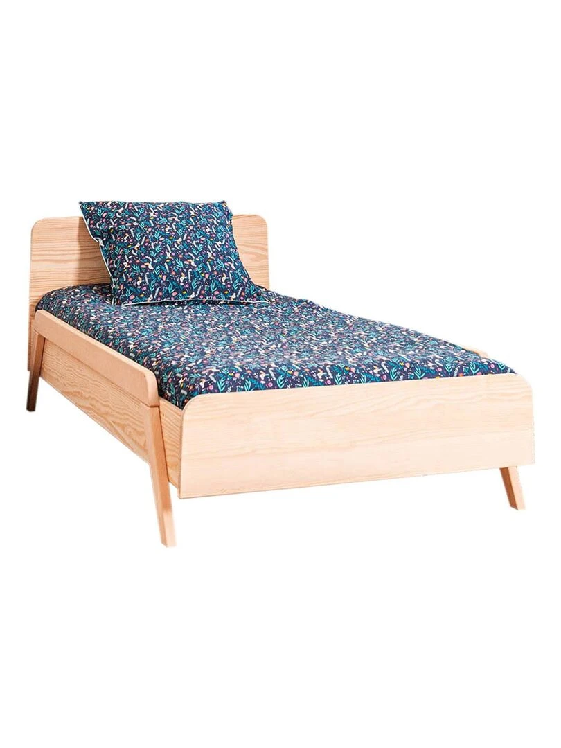 Pack lit avec matelas Pixia AKITEN RETAIL Marron