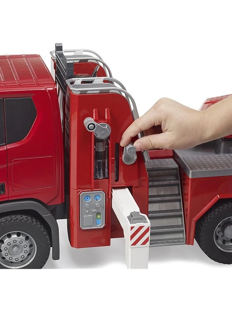 Scania Super 560R Pompiers avec échelle pivotante  pompe à eau et module Light & Sound   N/A