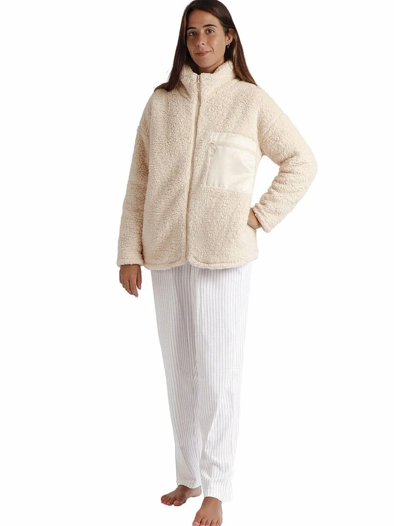 Veste d'intérieur Soft Home   Beige