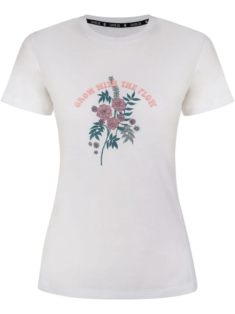 Dare 2B   T shirt GROW WITH THE FLOW   Blanc