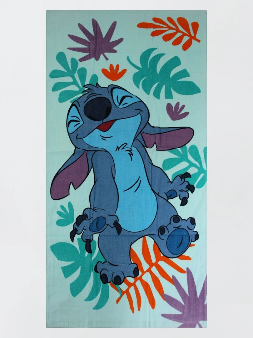 Drap de plage 'Stitch' bleu