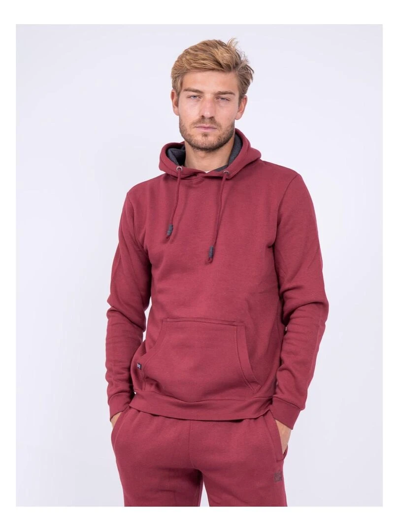 Sweat capuche WIDEM Bordeaux