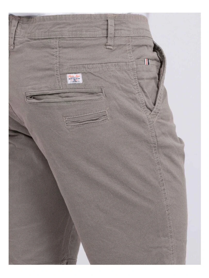 Bermuda chino BIXENTE   Gris clair