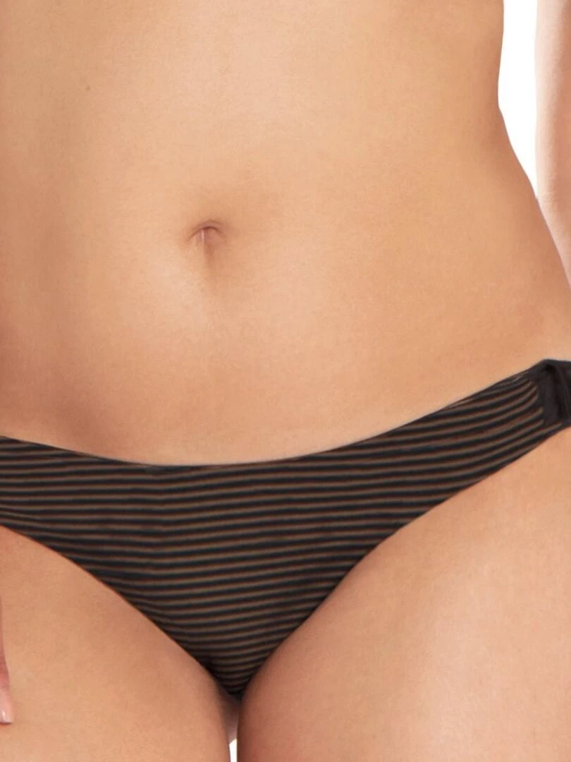 Bas de maillot de bain réglable Onyx   Noir