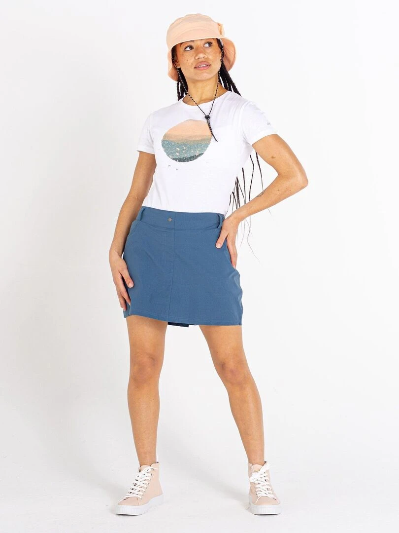 Dare 2B   Jupe short MELODIC   Bleu Gris