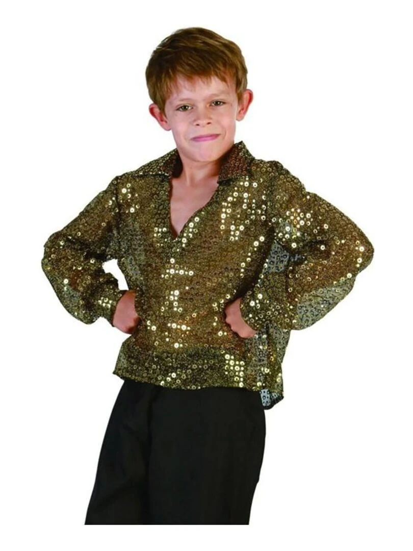 Déguisement Disco Boy enfant Doré/or