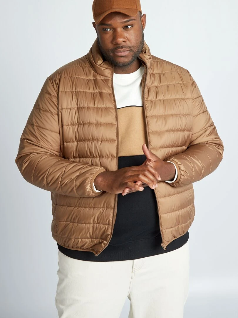 Doudoune en bouteilles recyclées   Marron