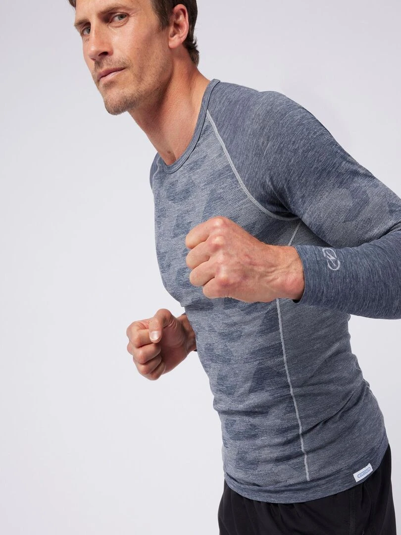 Sweat à capuche zippé +1m90   Bleu marine