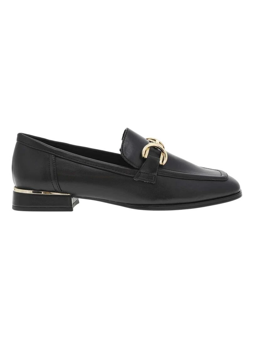MARCO TOZZI   Mocassins talon plat   Noir