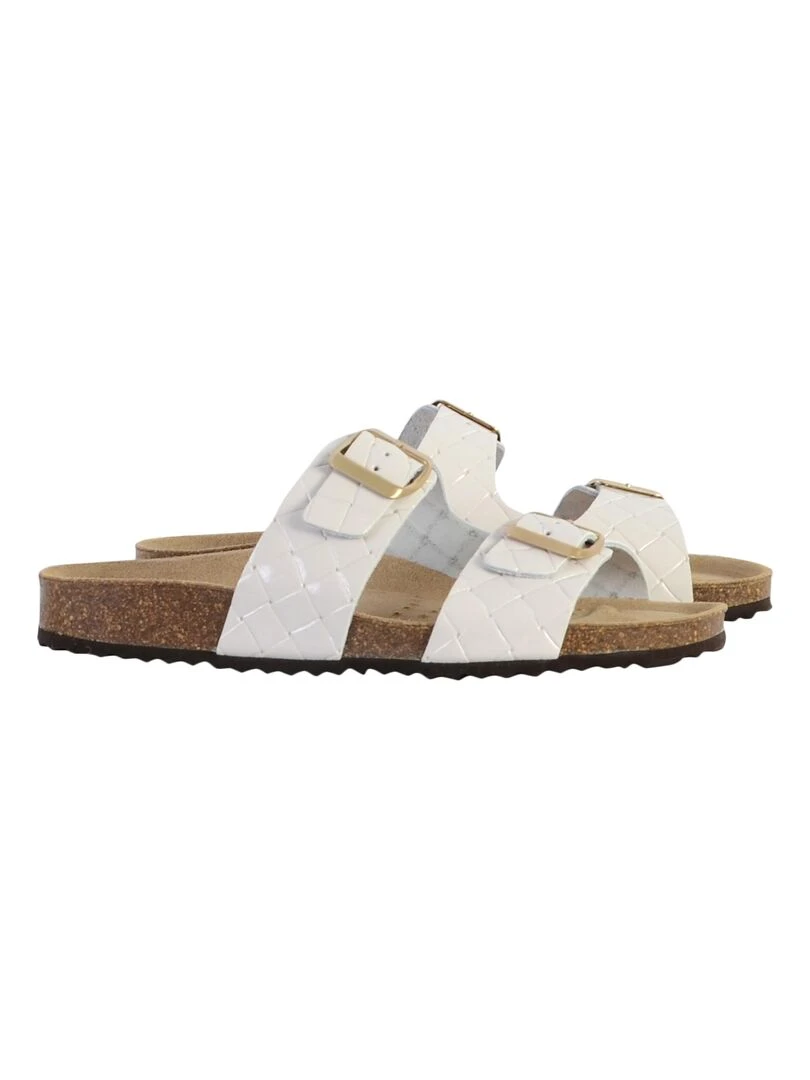 Mules à Enfiler Geox Brionia*   Blanc