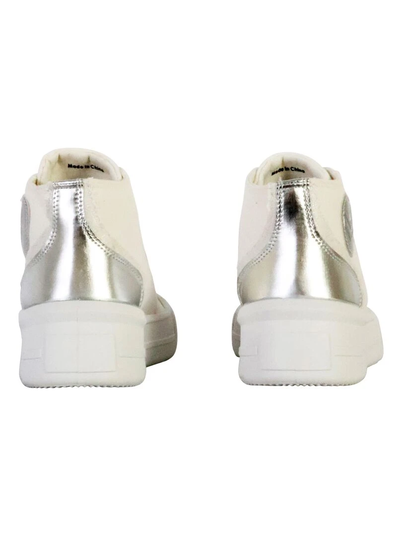 Basket Montante à Lacets Kaporal Camelia   Blanc