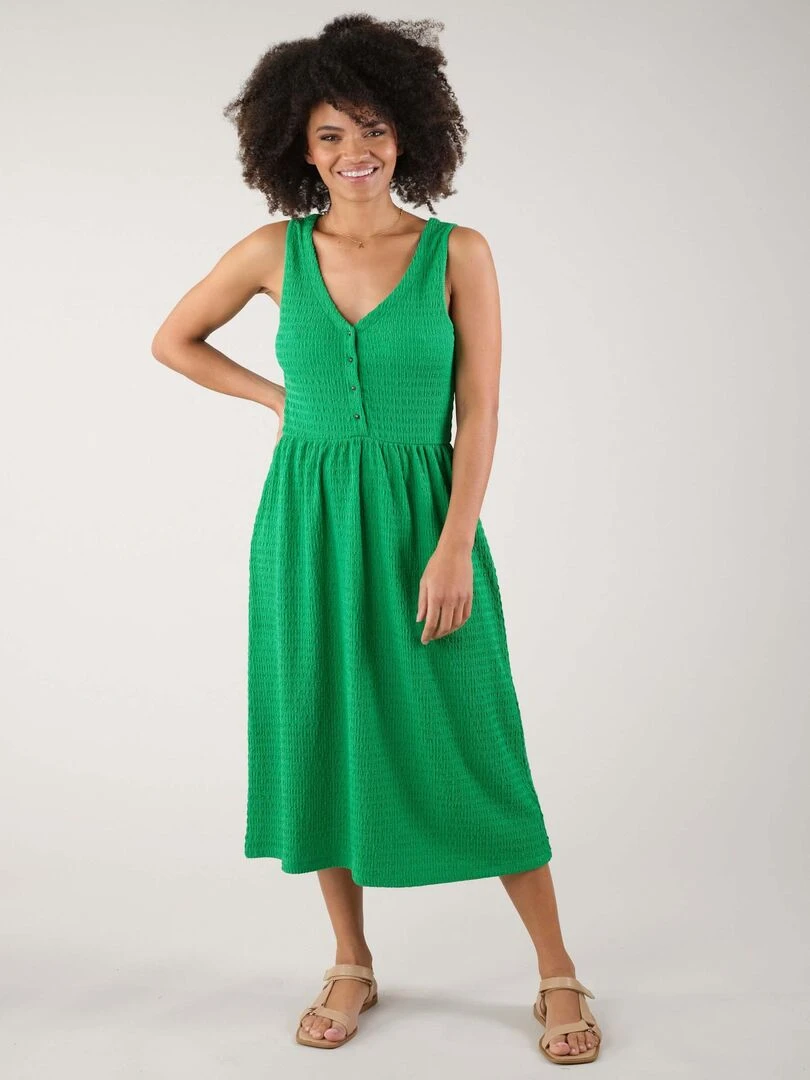 Robe sans manches pour femme 'Deeluxe' Vert