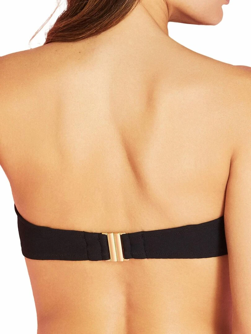 Haut maillot de bain bandeau Miami Noir