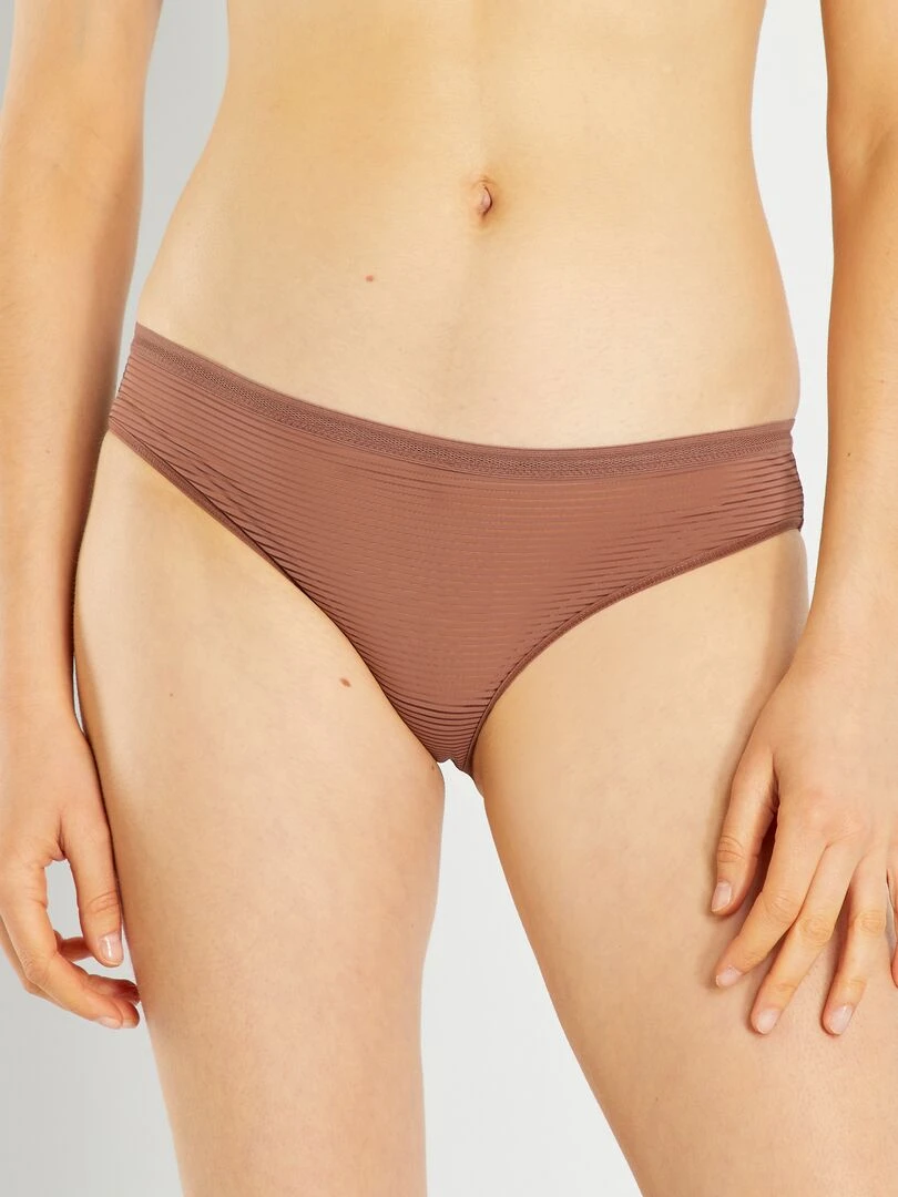 Culotte microfibre Marron clair