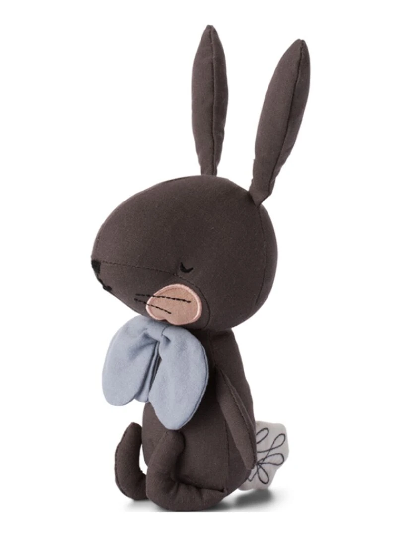 Coffret peluche lapin gris (18 cm)   Gris