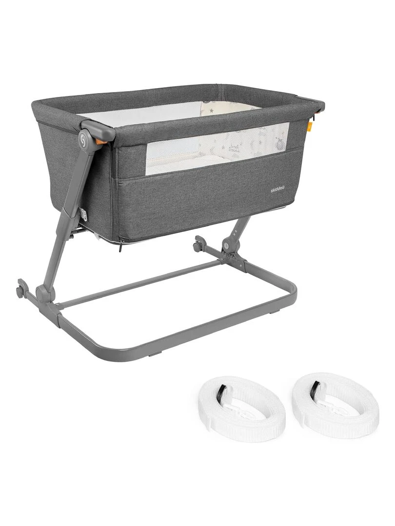 Lit d'appoint cododo "Natt" 3 en 1 gris Gris