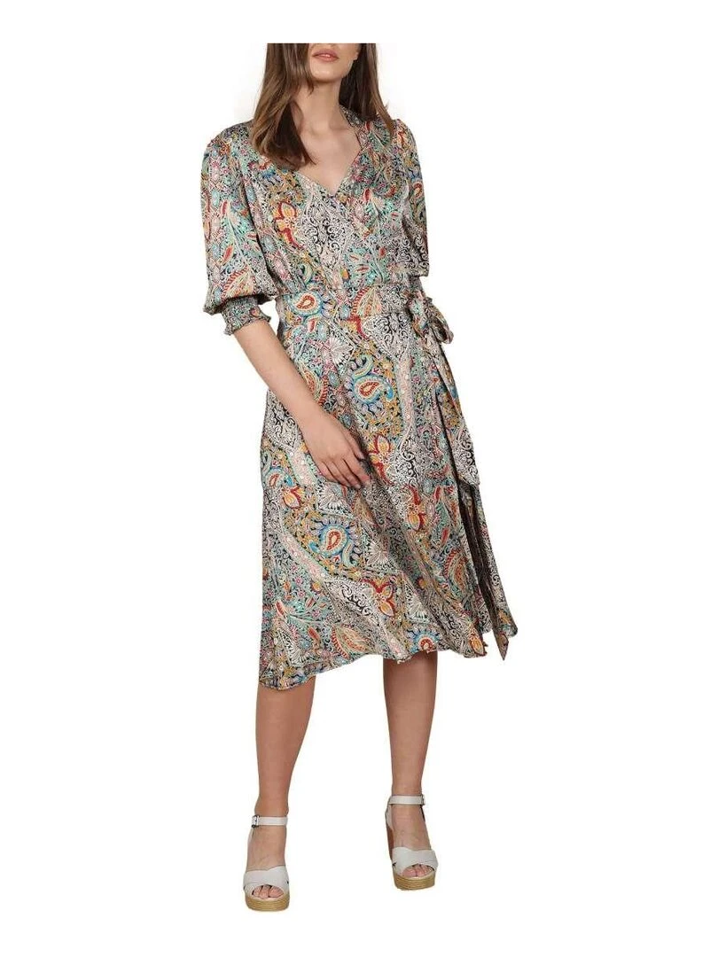 CHATTAWAK Robe courte droite Multicolore