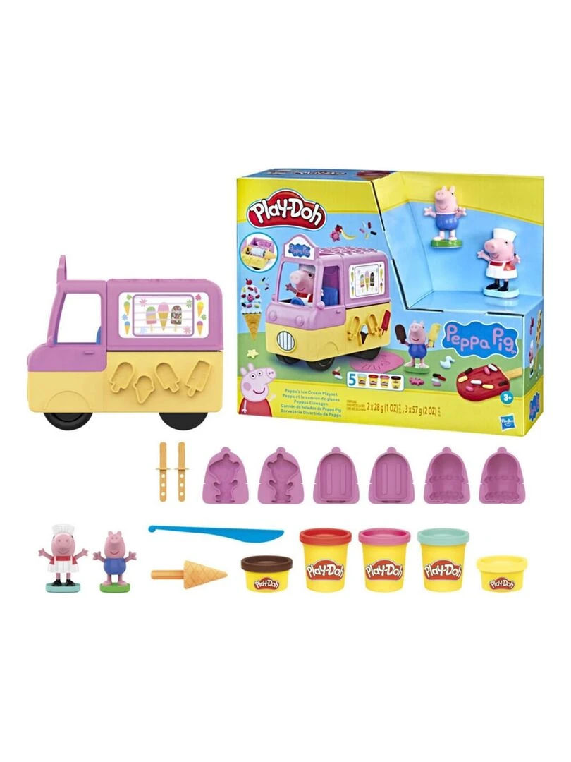 Pâte à modeler Play Doh Peppa Pig : Le marchand de glace   N/A