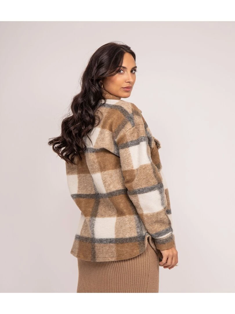 Surchemise carreaux UKARL Beige
