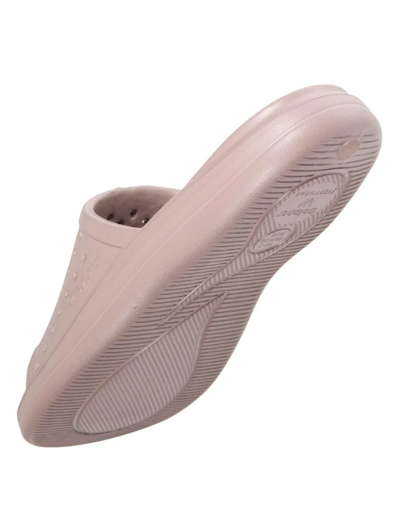Mules claquettes Femme ajourées Taupe   Taupe