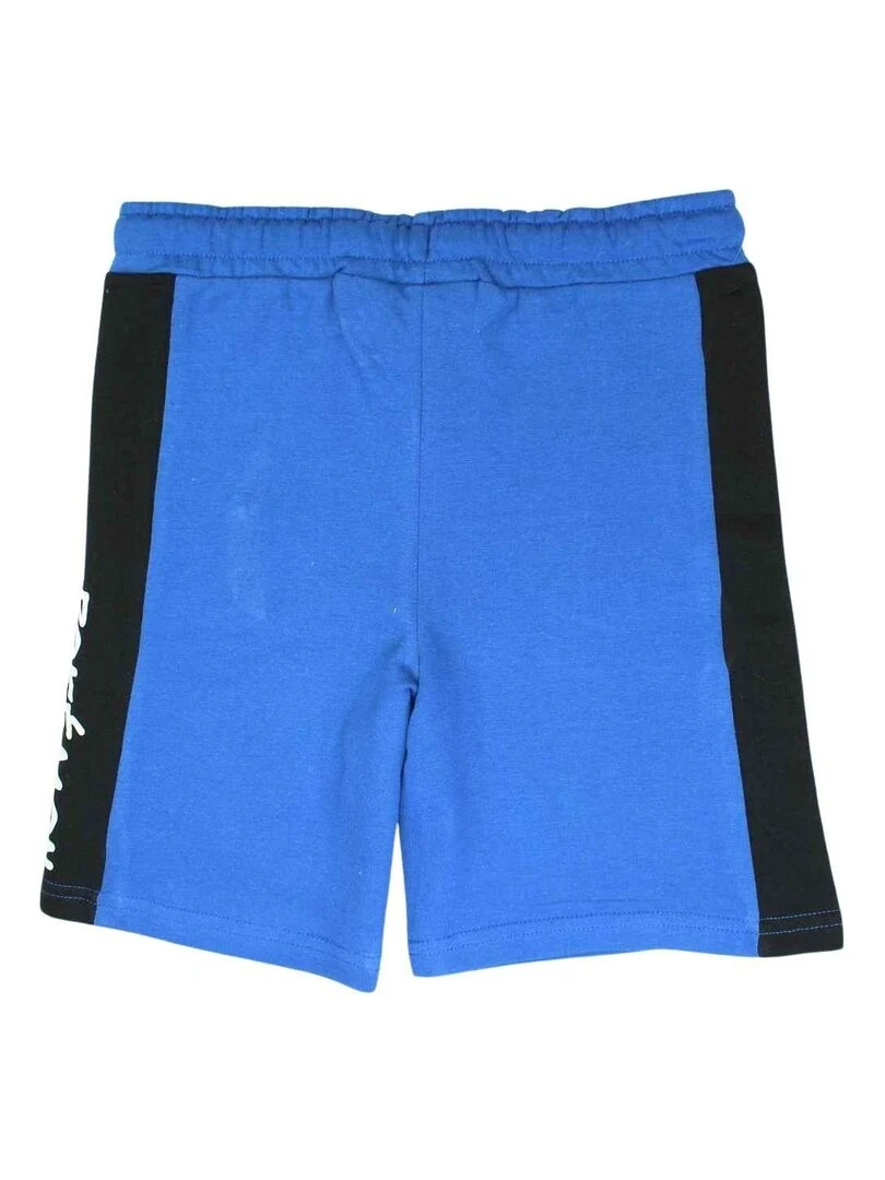 Pokemon Short garçon imprimé Pokemon en coton Bleu marine