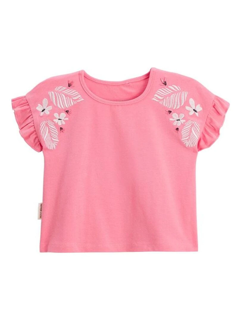 T shirt enfant Caraïbes Rose