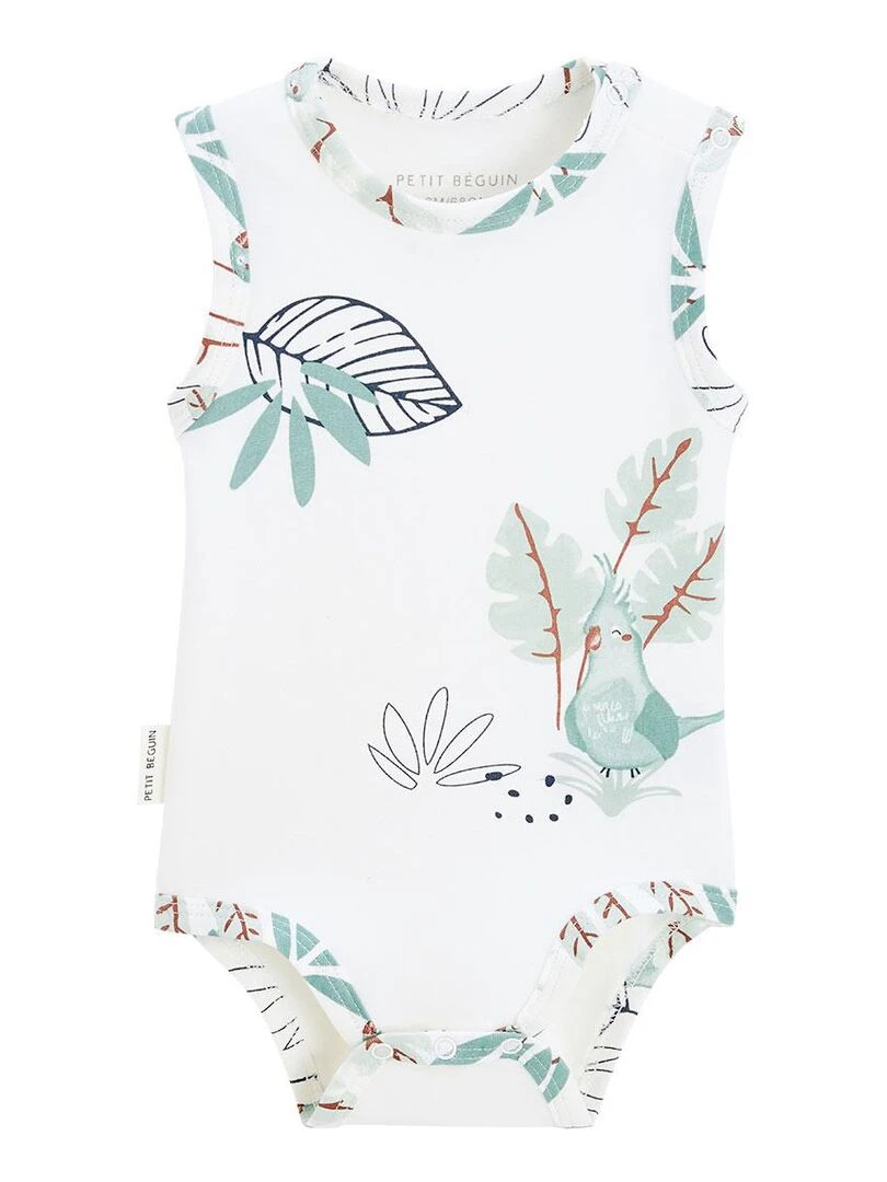 Lot de 2 bodies bébé manches courtes Belem Bleu