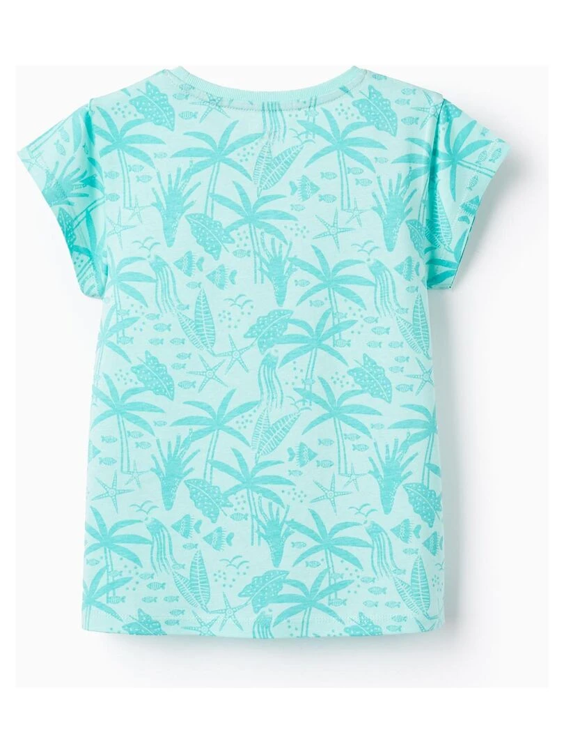 Pack 2 T Shirts En Coton Pour Fille 'Poisson' manches courtes EXPLORING AUSTRALIA Vert clair