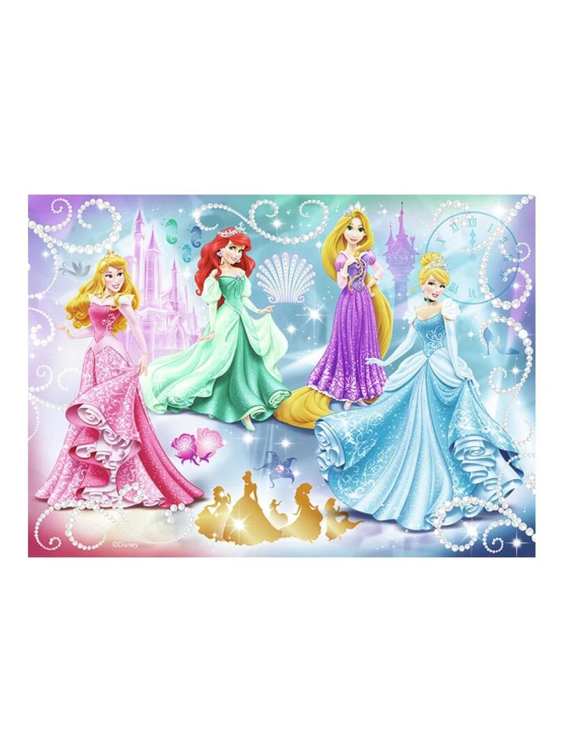 Puzzle 100 pièces : Princesses étincellantes   N/A