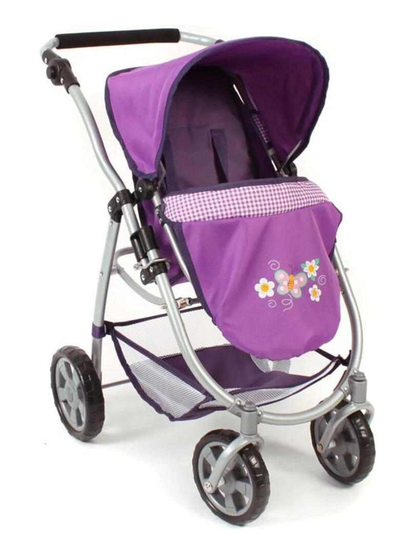 Poussette pour poupées  3 en 1 EMOTION   Purple Checker   N/A