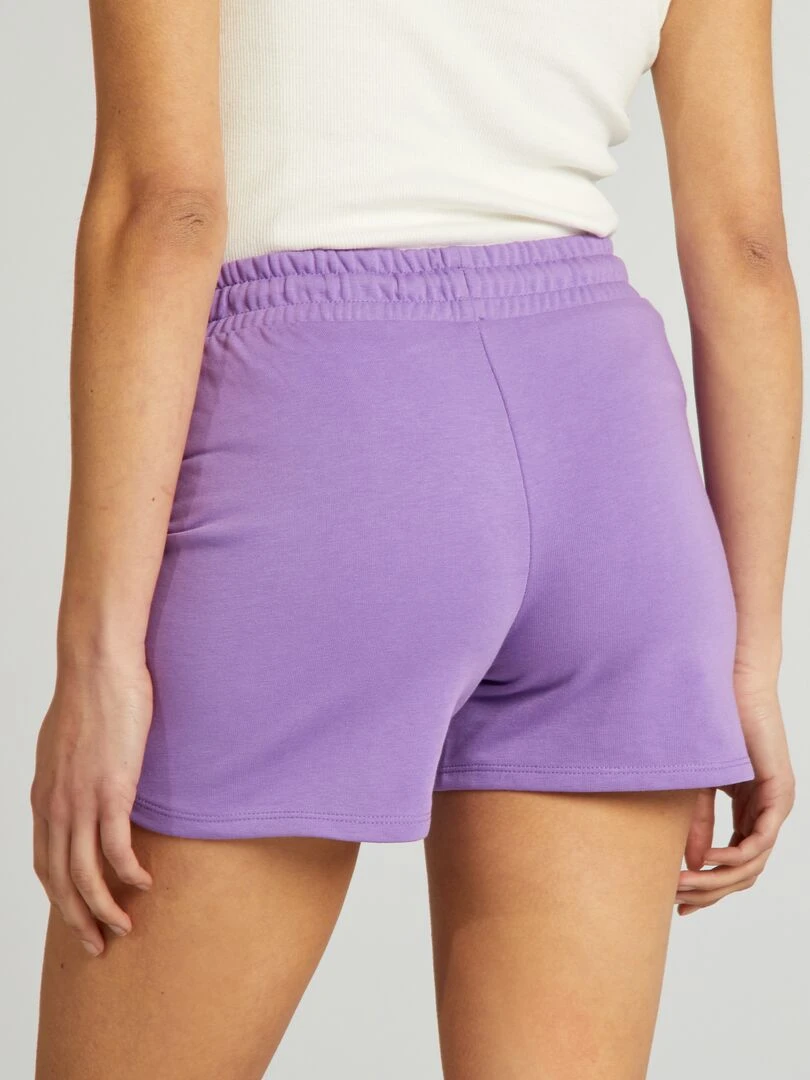 Short de sport   Violet