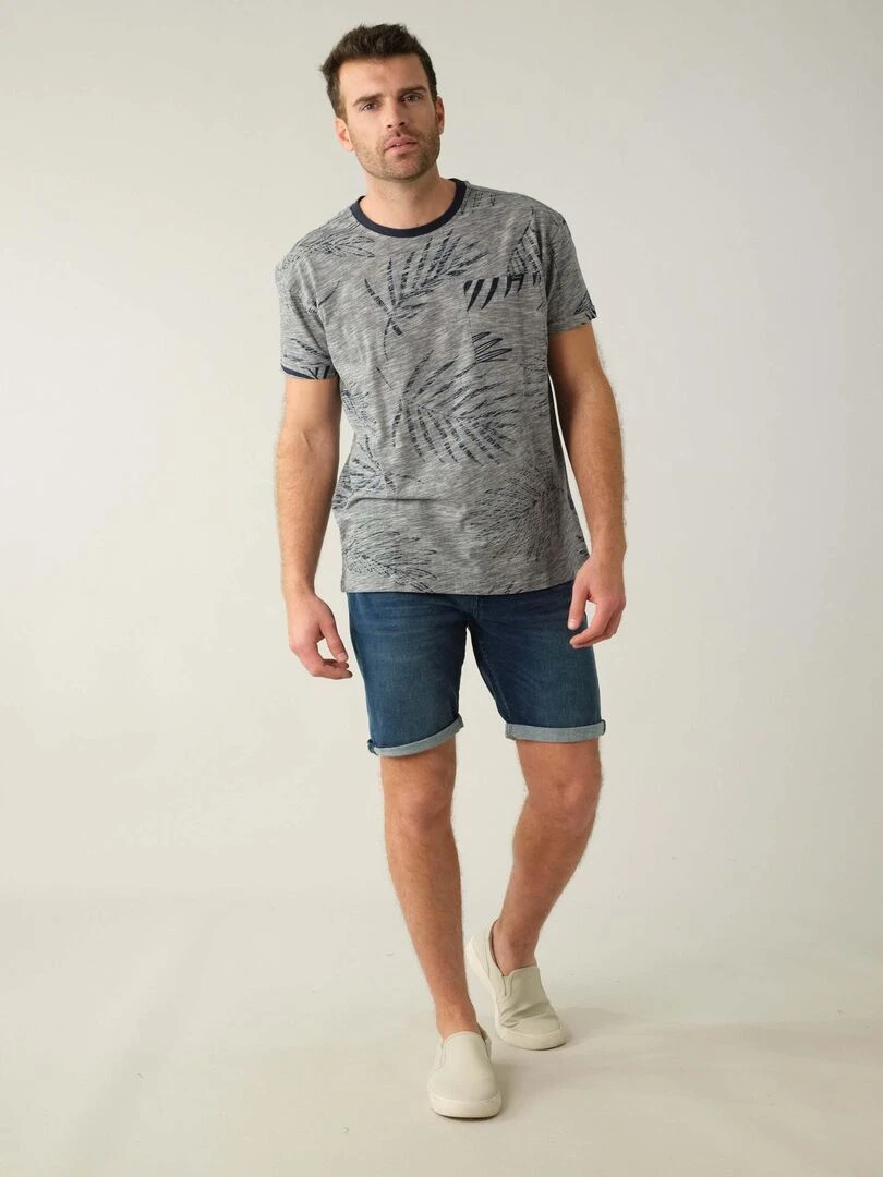 T shirt avec poche pour homme 'Deeluxe' Bleu marine