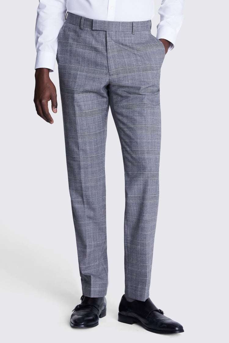Ted Baker Tailored Fit Navy Check Jacket    Buy Online at Moss