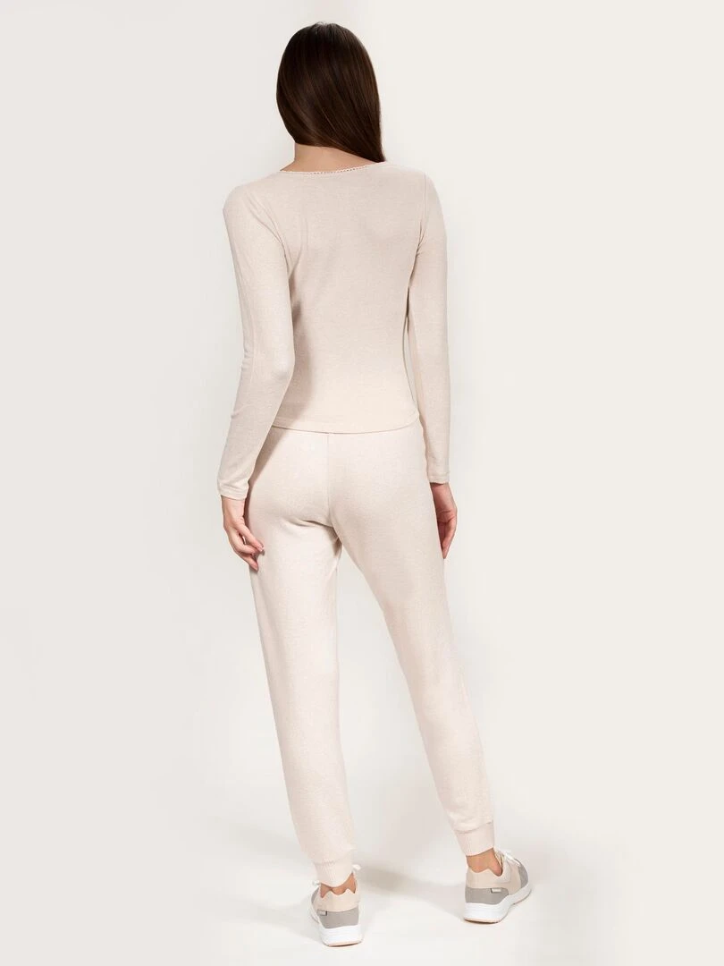 Pantalon jogger Femme Beige   Beige