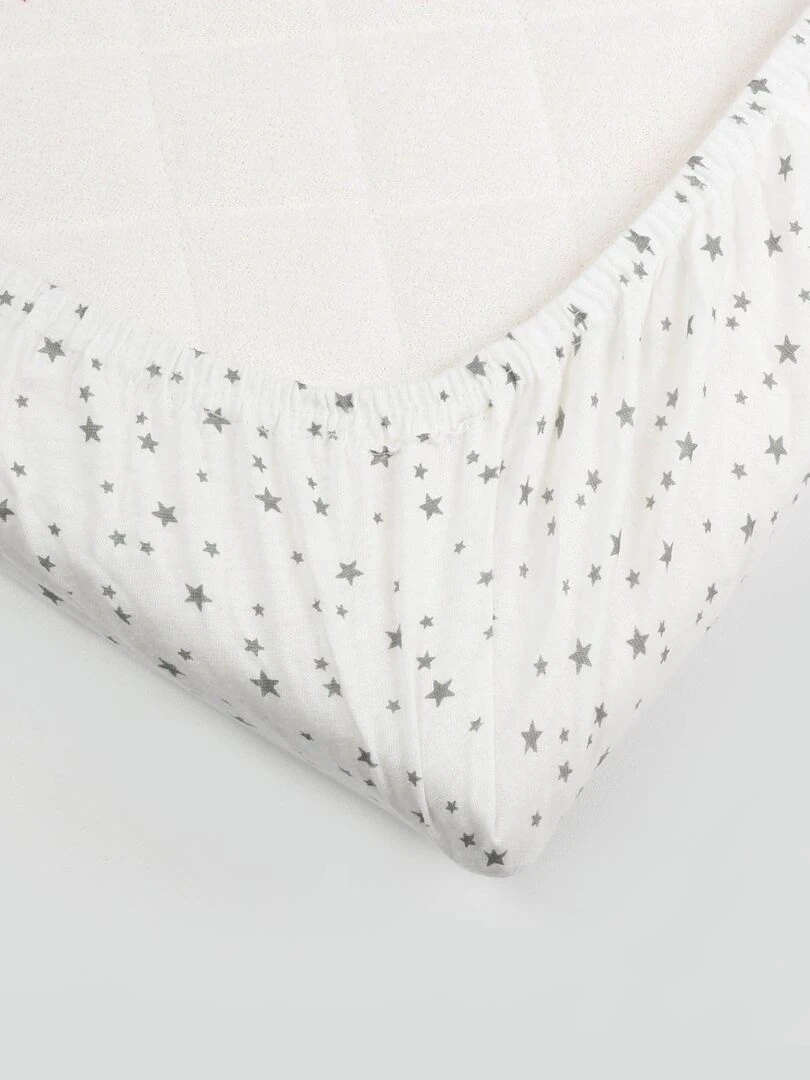 Drap housse bébé Kinousses   Rose